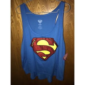 Superman/Supergirl tank top.